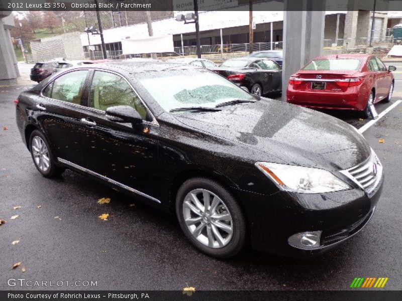 Obsidian Black / Parchment 2012 Lexus ES 350