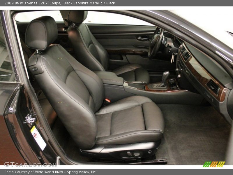 Black Sapphire Metallic / Black 2009 BMW 3 Series 328xi Coupe