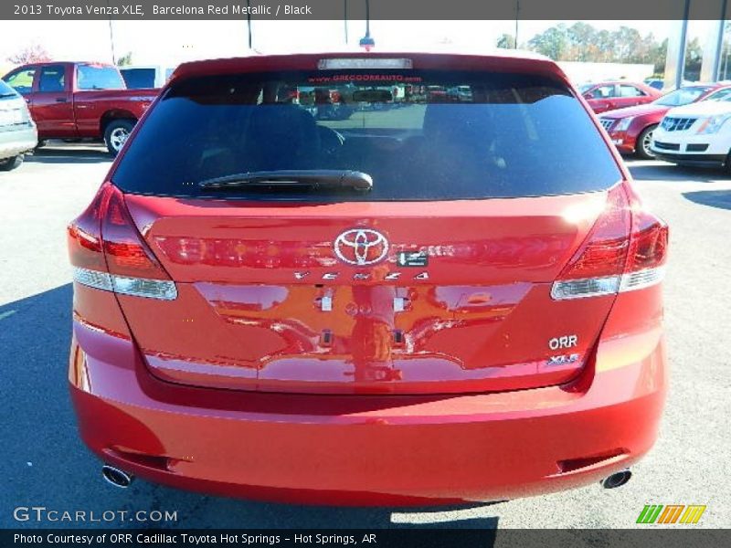 Barcelona Red Metallic / Black 2013 Toyota Venza XLE