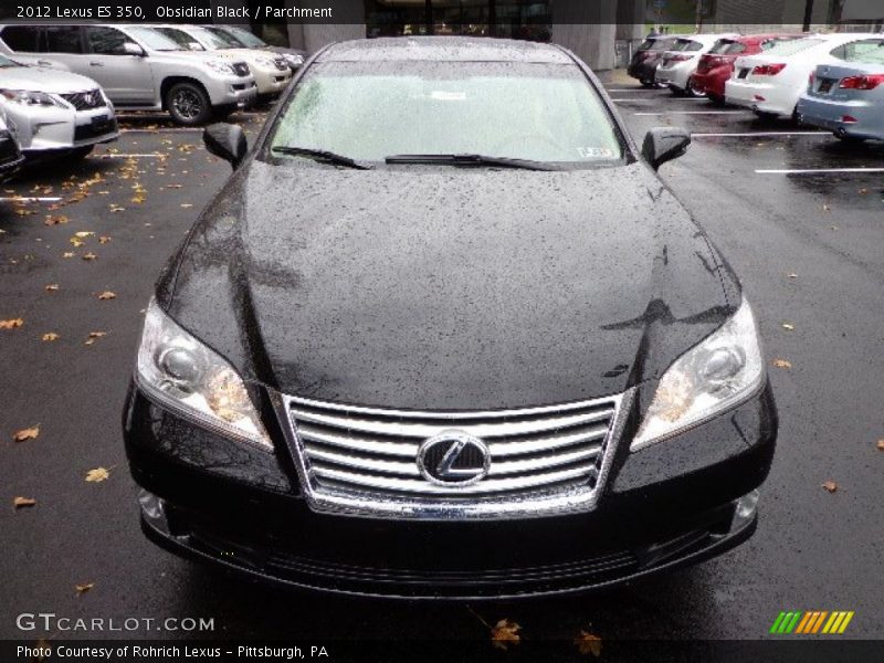 Obsidian Black / Parchment 2012 Lexus ES 350