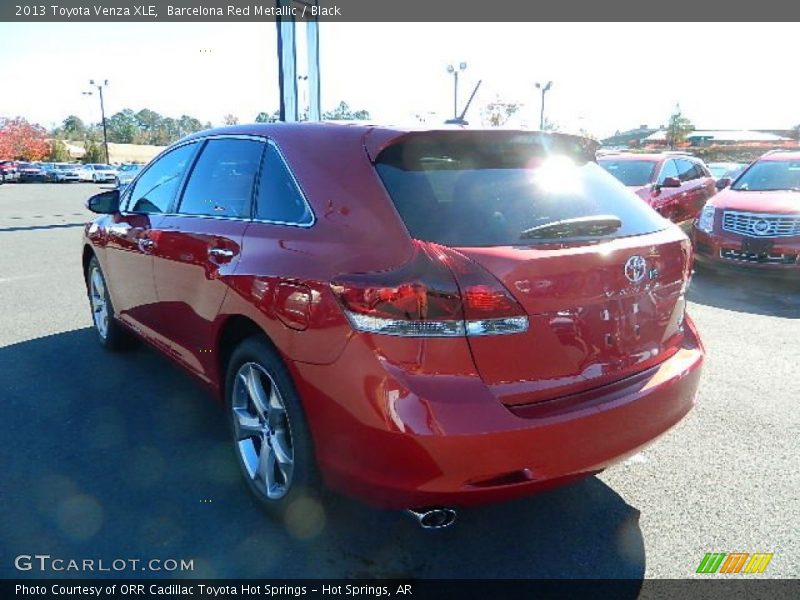 Barcelona Red Metallic / Black 2013 Toyota Venza XLE
