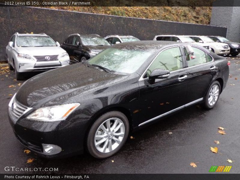 Obsidian Black / Parchment 2012 Lexus ES 350