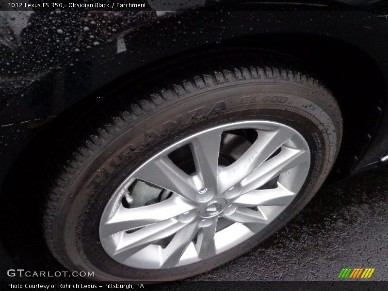 Obsidian Black / Parchment 2012 Lexus ES 350