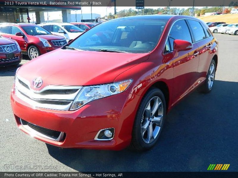 Barcelona Red Metallic / Black 2013 Toyota Venza XLE