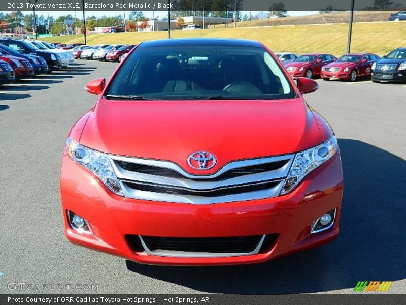 Barcelona Red Metallic / Black 2013 Toyota Venza XLE