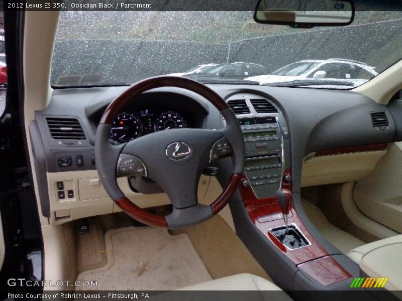 Obsidian Black / Parchment 2012 Lexus ES 350