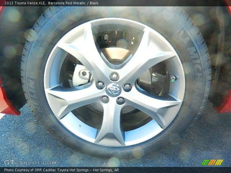 Barcelona Red Metallic / Black 2013 Toyota Venza XLE