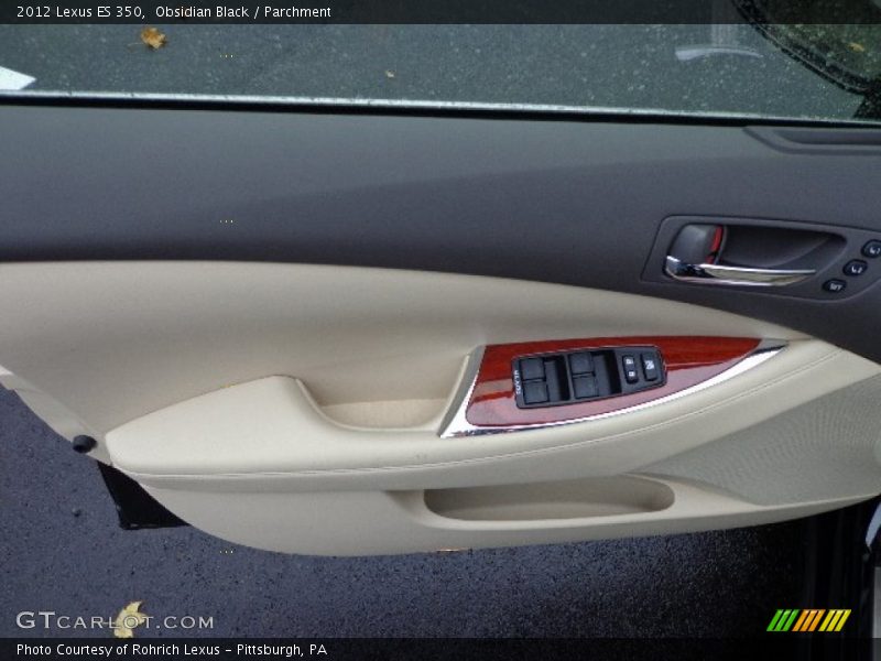 Obsidian Black / Parchment 2012 Lexus ES 350