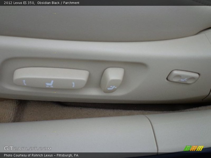 Obsidian Black / Parchment 2012 Lexus ES 350