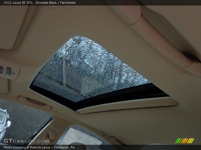 Obsidian Black / Parchment 2012 Lexus ES 350