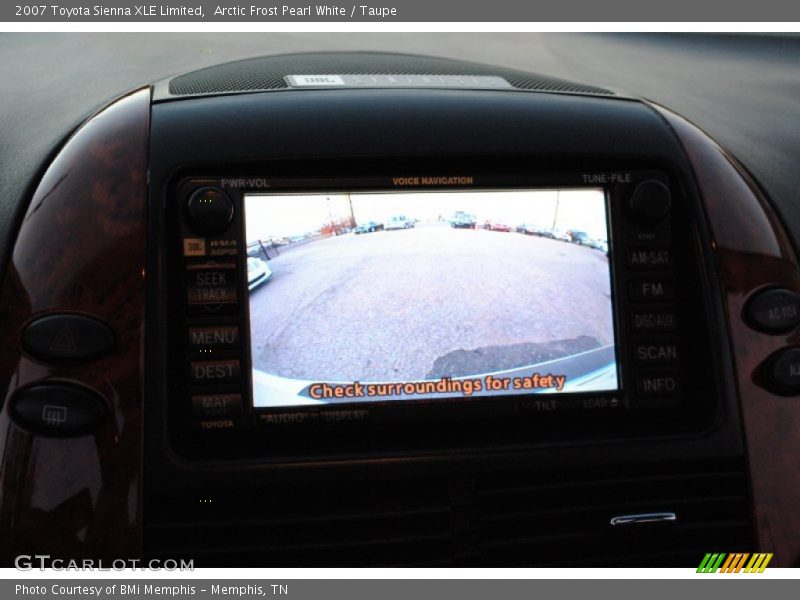 Arctic Frost Pearl White / Taupe 2007 Toyota Sienna XLE Limited