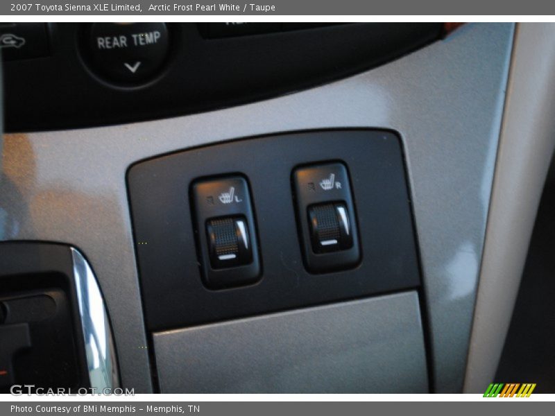 Arctic Frost Pearl White / Taupe 2007 Toyota Sienna XLE Limited