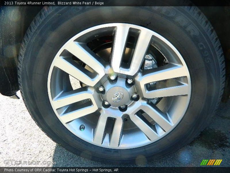 Blizzard White Pearl / Beige 2013 Toyota 4Runner Limited