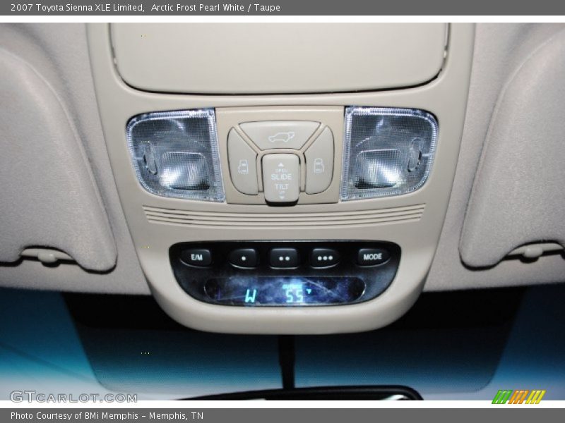 Arctic Frost Pearl White / Taupe 2007 Toyota Sienna XLE Limited