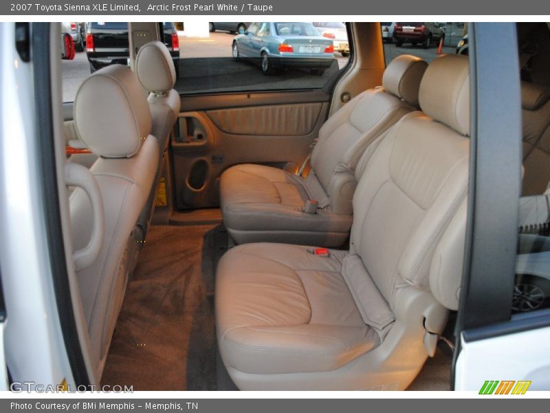 Arctic Frost Pearl White / Taupe 2007 Toyota Sienna XLE Limited