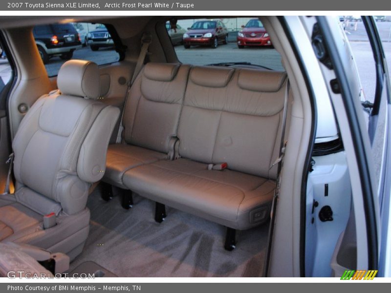 Arctic Frost Pearl White / Taupe 2007 Toyota Sienna XLE Limited