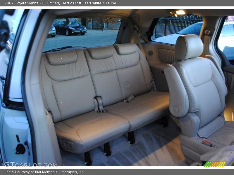 Arctic Frost Pearl White / Taupe 2007 Toyota Sienna XLE Limited