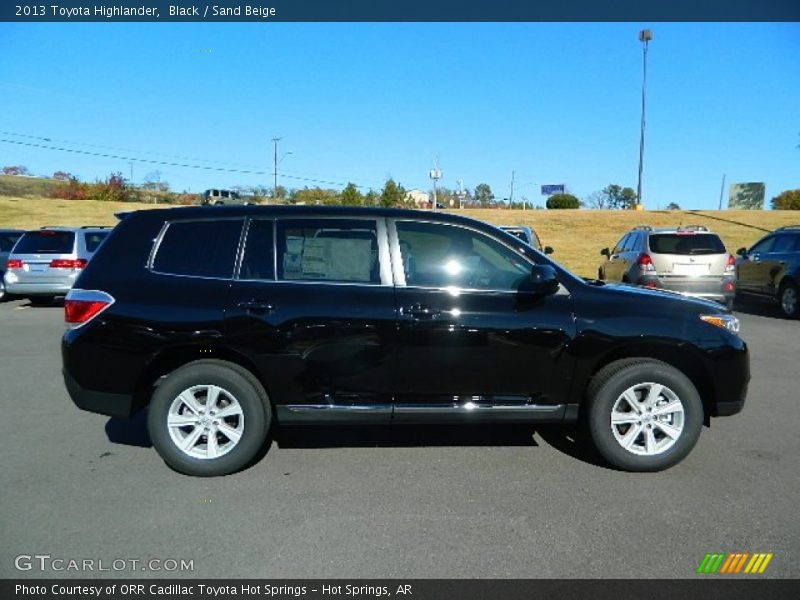 Black / Sand Beige 2013 Toyota Highlander