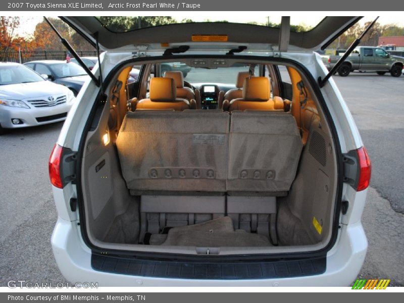 Arctic Frost Pearl White / Taupe 2007 Toyota Sienna XLE Limited