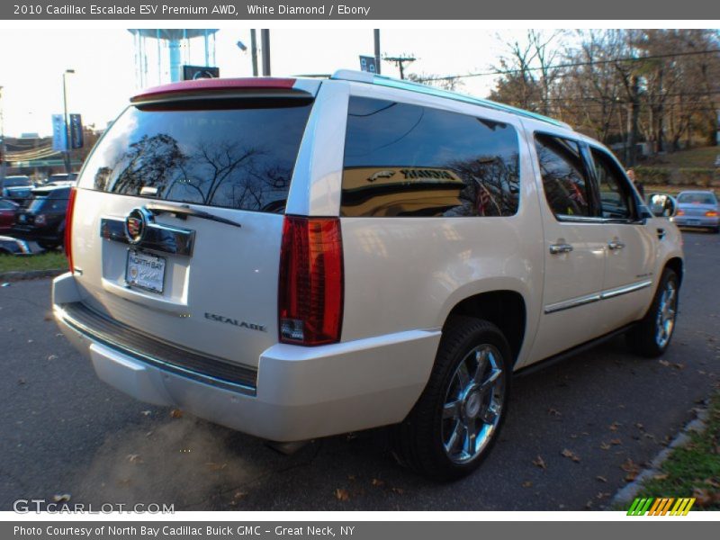 White Diamond / Ebony 2010 Cadillac Escalade ESV Premium AWD