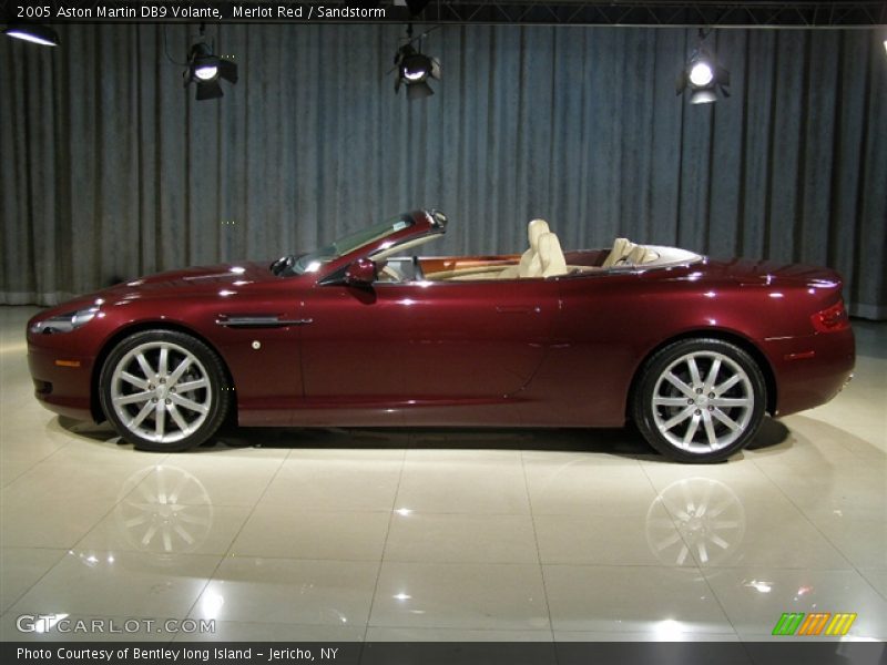 Merlot Red / Sandstorm 2005 Aston Martin DB9 Volante