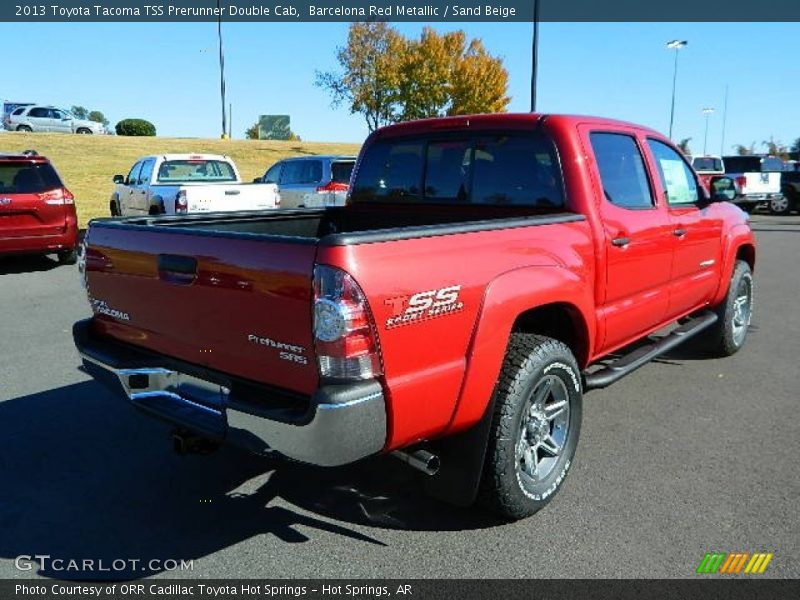 Barcelona Red Metallic / Sand Beige 2013 Toyota Tacoma TSS Prerunner Double Cab