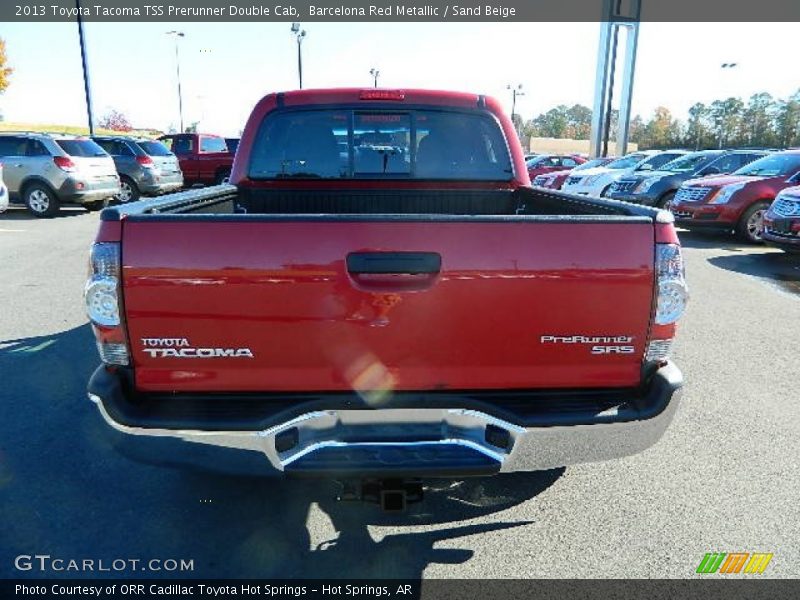 Barcelona Red Metallic / Sand Beige 2013 Toyota Tacoma TSS Prerunner Double Cab