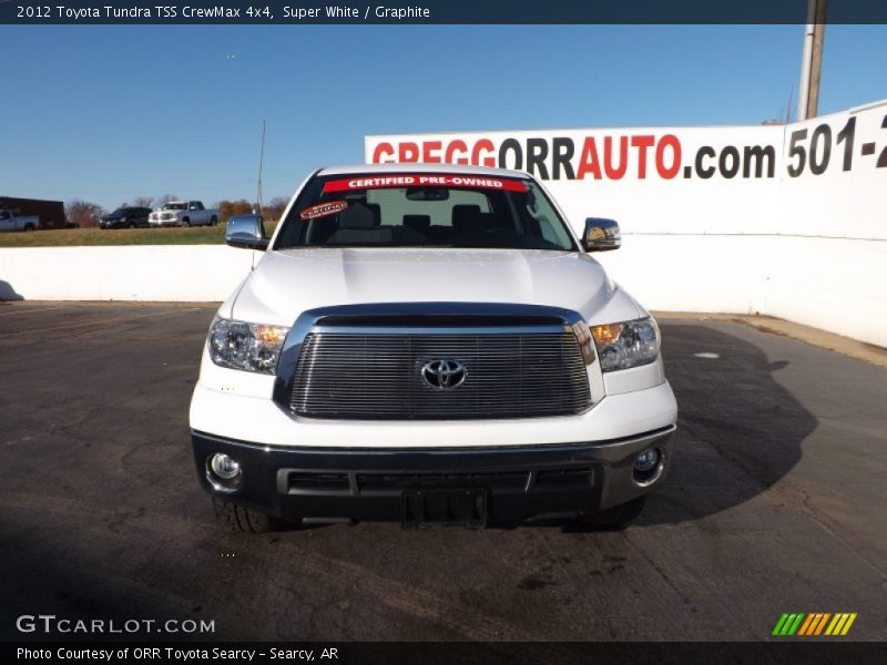 Super White / Graphite 2012 Toyota Tundra TSS CrewMax 4x4