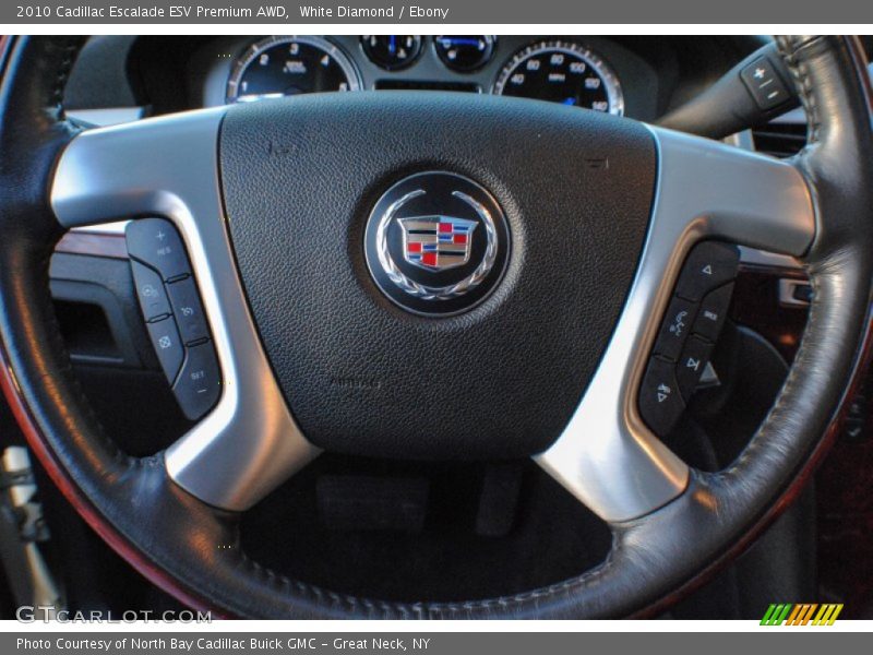 White Diamond / Ebony 2010 Cadillac Escalade ESV Premium AWD
