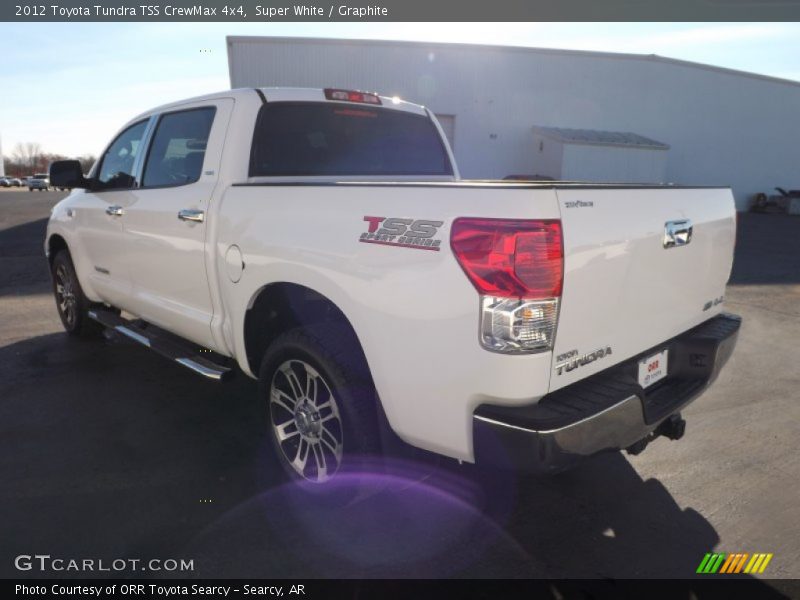 Super White / Graphite 2012 Toyota Tundra TSS CrewMax 4x4