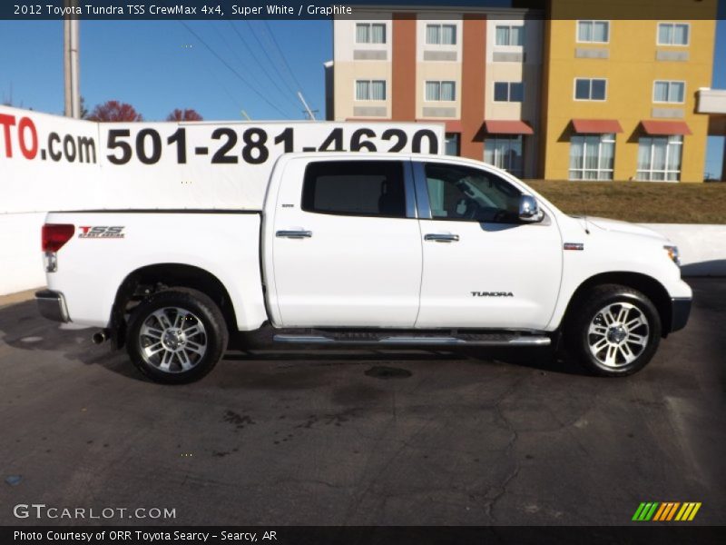 Super White / Graphite 2012 Toyota Tundra TSS CrewMax 4x4