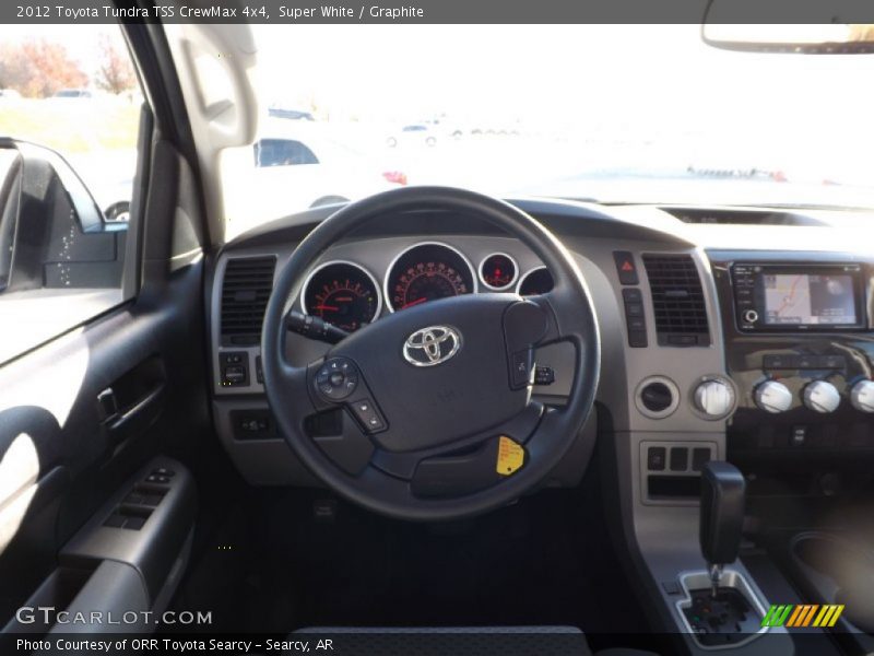 Super White / Graphite 2012 Toyota Tundra TSS CrewMax 4x4
