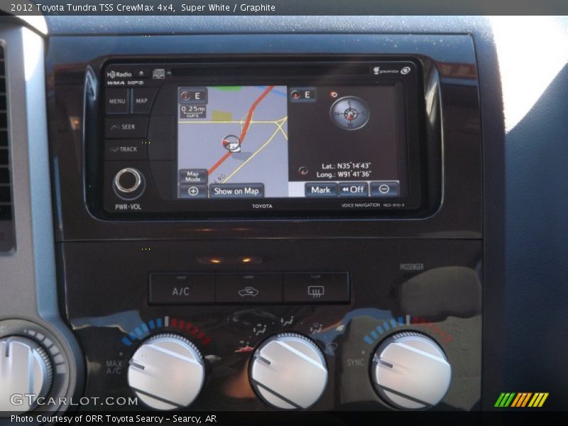 Super White / Graphite 2012 Toyota Tundra TSS CrewMax 4x4