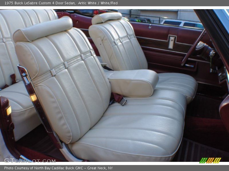  1975 LeSabre Custom 4 Door Sedan White/Red Interior