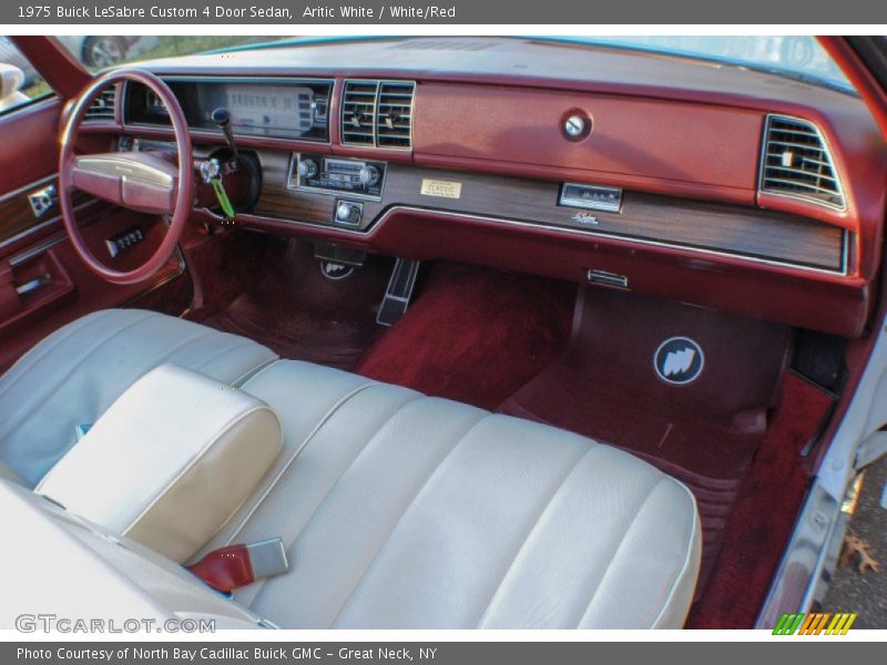 White/Red Interior - 1975 LeSabre Custom 4 Door Sedan 