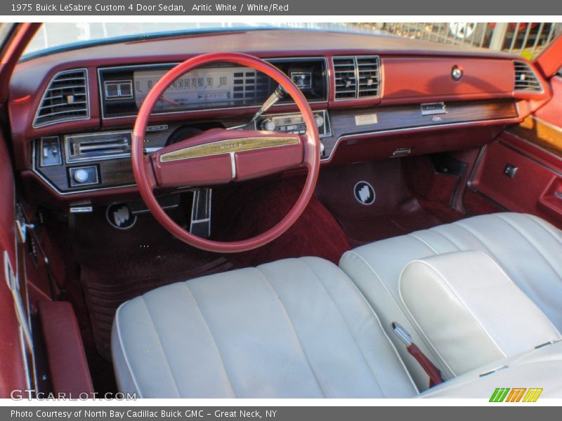 White/Red Interior - 1975 LeSabre Custom 4 Door Sedan 