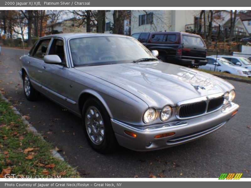 Platinum Silver / Charcoal 2000 Jaguar XJ XJ8