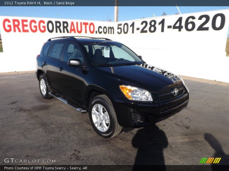Black / Sand Beige 2012 Toyota RAV4 I4