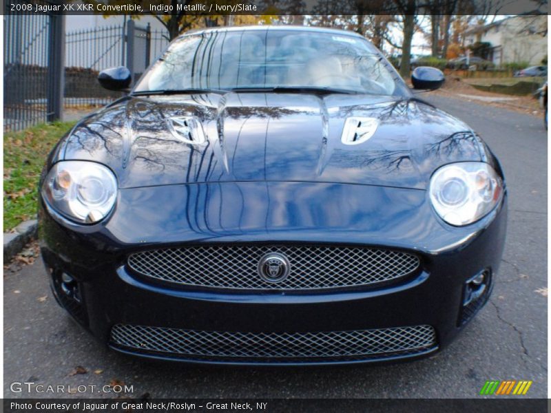 Indigo Metallic / Ivory/Slate 2008 Jaguar XK XKR Convertible
