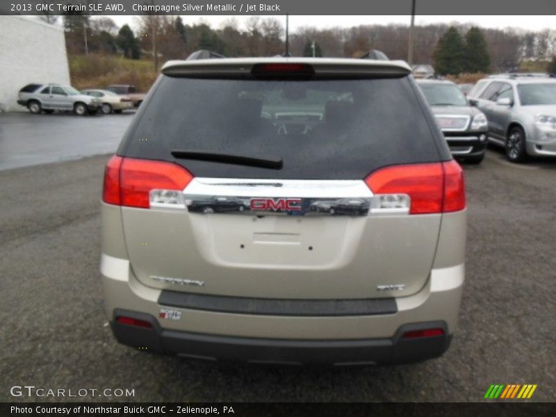 Champagne Silver Metallic / Jet Black 2013 GMC Terrain SLE AWD