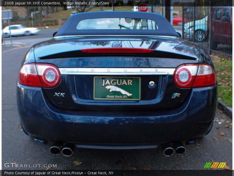Indigo Metallic / Ivory/Slate 2008 Jaguar XK XKR Convertible