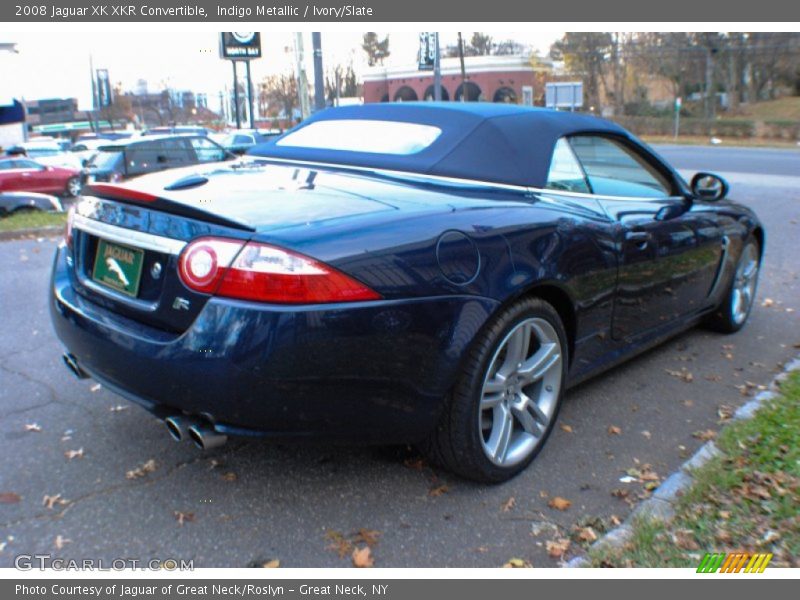 Indigo Metallic / Ivory/Slate 2008 Jaguar XK XKR Convertible