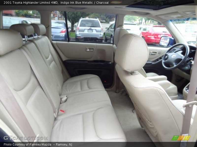 Indigo Ink Blue Metallic / Charcoal 2001 Toyota Highlander Limited 4WD