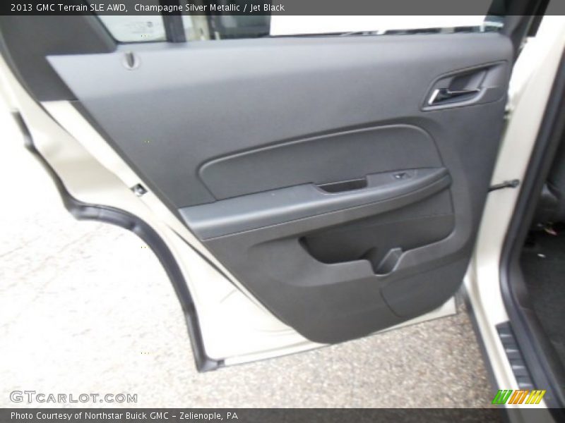 Champagne Silver Metallic / Jet Black 2013 GMC Terrain SLE AWD