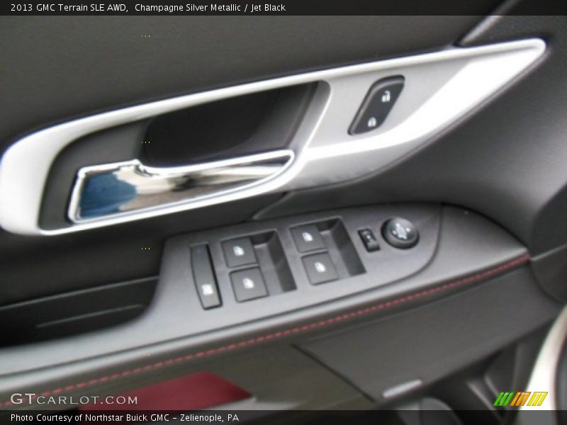 Champagne Silver Metallic / Jet Black 2013 GMC Terrain SLE AWD