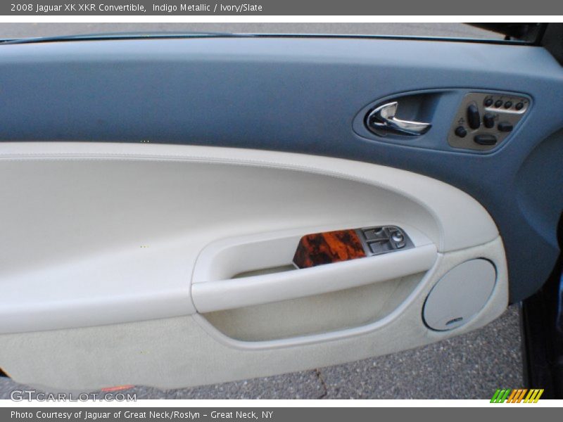 Indigo Metallic / Ivory/Slate 2008 Jaguar XK XKR Convertible
