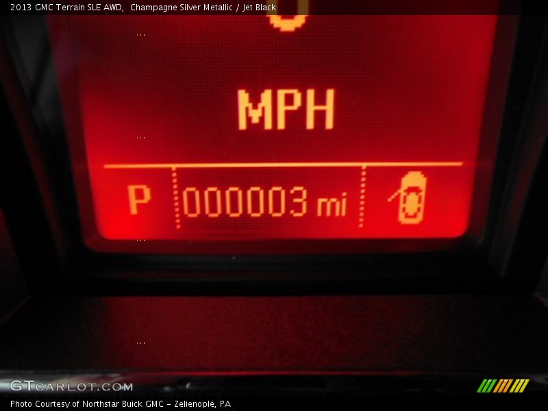 Champagne Silver Metallic / Jet Black 2013 GMC Terrain SLE AWD