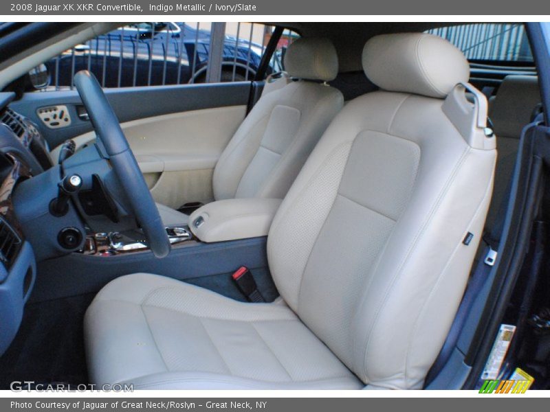 Indigo Metallic / Ivory/Slate 2008 Jaguar XK XKR Convertible