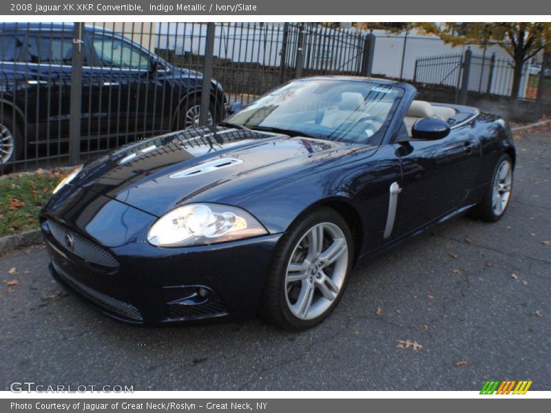 Indigo Metallic / Ivory/Slate 2008 Jaguar XK XKR Convertible