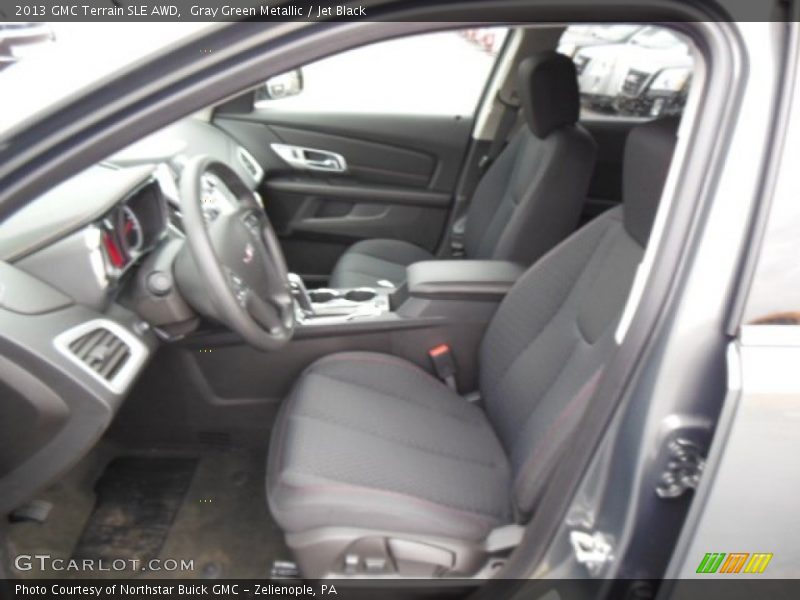 Gray Green Metallic / Jet Black 2013 GMC Terrain SLE AWD
